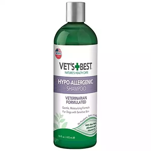 Vet's Best Shampoo Ipoallergenico per Cani con Cute Sensibile - 470 ml