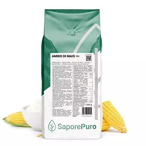 Amido di mais in polvere - senza glutine - 1,5 kg