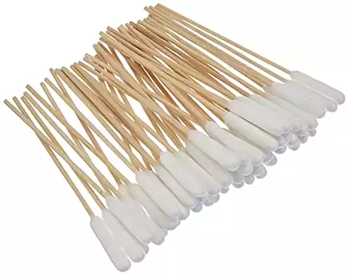 BambooStick Bastoncini con cotone per pulire le orecchie dei cani L/XL, confezione da 50 pezzi